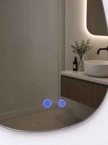 Espejo Led Tactil Touch 3 Tonos De Luz + Desempañador