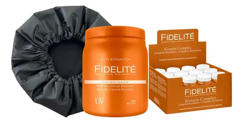 Kit Reestructurante Fidelite Gorro Termico Baño Ampollas