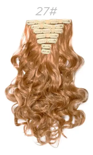 Cortinas Extensión Ondas Cabello Y Laterales Set X6 Premium