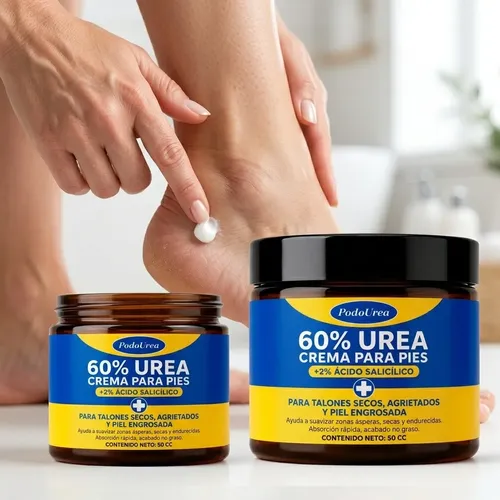 Podourea Crema Para Pies 60% Urea Ideal Pie Diabetico 50cc