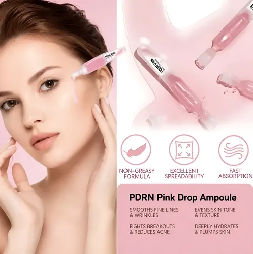 Sérum Facial Pdrn Salmón Pink 10 Ampollas Colageno Hidrata