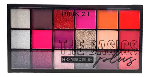Paleta Sombras 18 Tonos Exotic Pink 21 – Caobamakeup