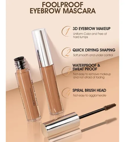 Gel Tintado Para Cejas Impermeable Lysdefeu 03 Brown