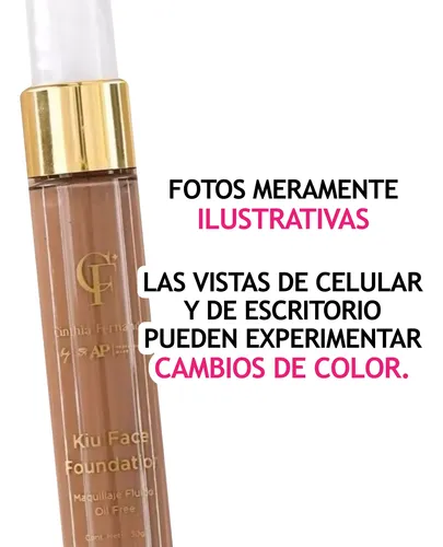 Base De Maquillaje A Prueba De Agua Kiu Face By Cinthia Ap