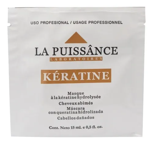 La Puissance Keratina Anti Frizz Máscara Reparación X 15ml