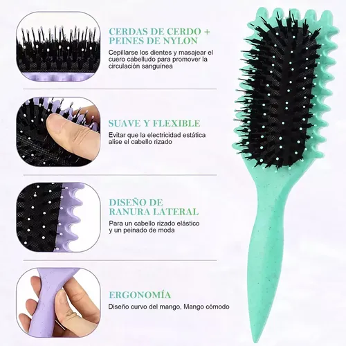 Peine For Cabello Rizado, Bounce Curl Cepillo Define Style~