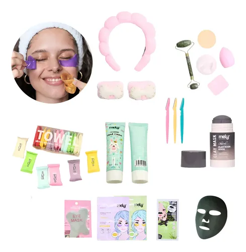 Set Skincare Antiage Facial Mujer Labios Ojos Regalo Premium