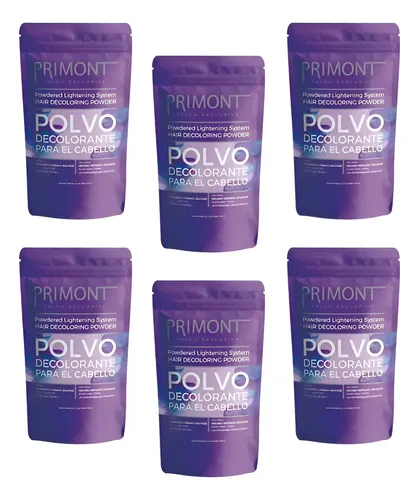 Polvo Decolorante Maximun Power Primont X 700g X 6 Unidades