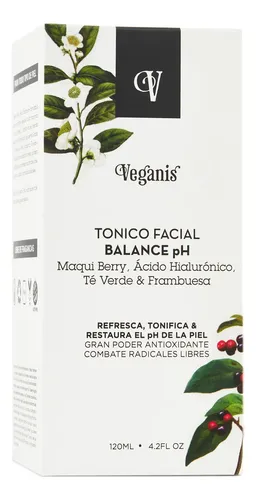 Veganis Tonico Facial Balance Ph 120 Ml S/tacc Cruelty Free