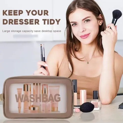 Kit De Maquillaje 63 Piezas Marrón Limpieza Rostro Completo