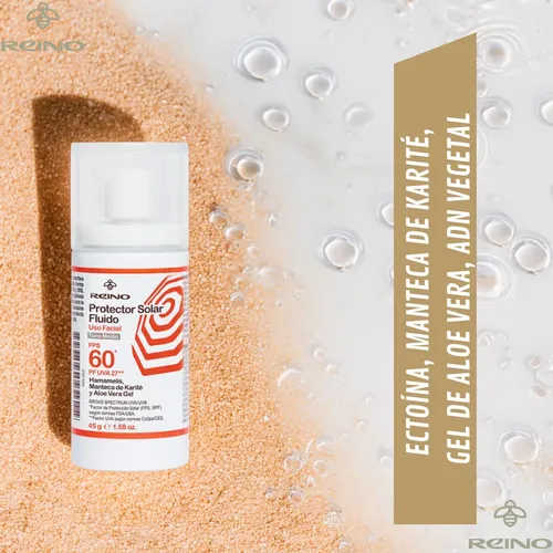 Protector Solar Spf 60 Facial Corporal Fluido Tono Medio