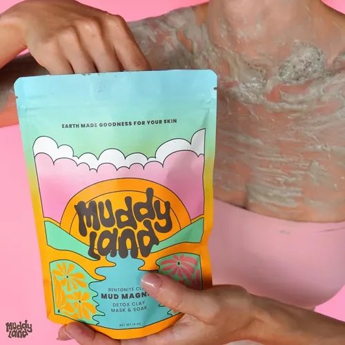 Mascarilla Detox De Arcilla Bentonita Muddyland 396g