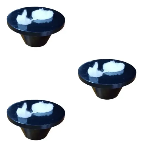 Bowl Algodonero Manicuria Ranura Corte Racionador X3