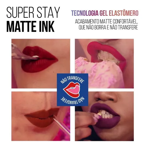 Labial Líquido Maybelline Super Stay Matte Ink 5ml Party Goer 410 Mate