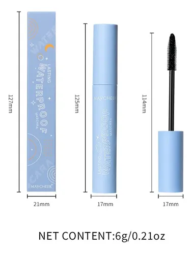 Máscara De Pestañas Maycheer Volumen Rizo Impermeable