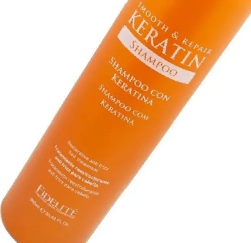 Fidelité Shampoo Keratina 900ml para Cabellos Dañados