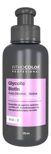 Crema Para Peinar Fithocolor Acido Glicolico Pelo Graso