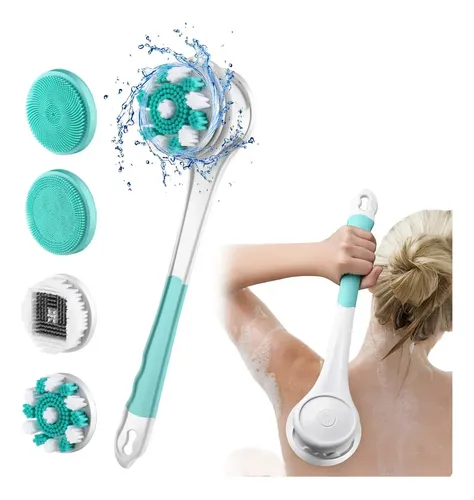 Cepillo Corporal Eléctrico Recargable Exfoliante Ducha