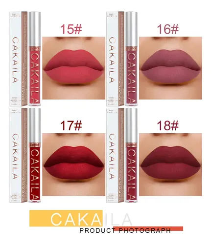 Labial Líquido Mate Cakaila Hidratante 2,5 Ml