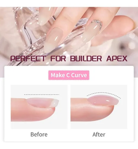 Juego De Gel Builder Color Gel Con Top Coat Y Base Coat 24
