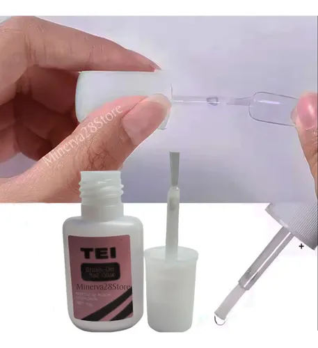 Nail Glue Pegamento Para Uñas Postizas, Tei, 10.gr Aprobado