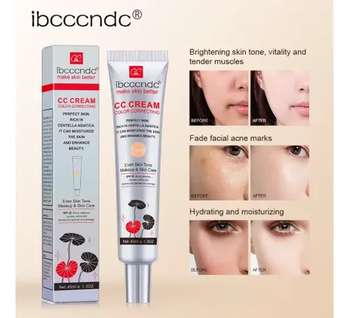 Crema Cc Ibcccndc Maquillaje Y Cuidado Facial 40ml Todo Tipo De Piel Día/noche