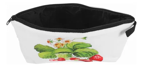 Estuche De Maquillaje Y Tocador Con Diseño De Fresa