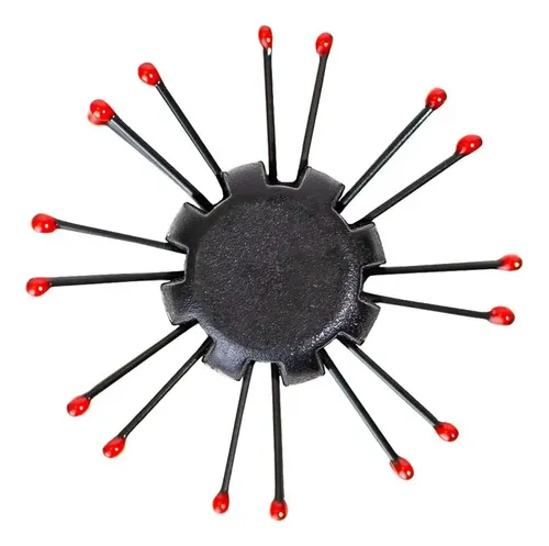 Cepillo De Pelo Cricket Free Static Rpm 8 Hileras Redondas