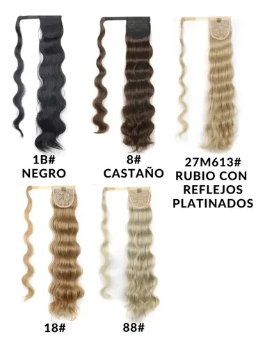 Cola Easyclip Extensión Colageno Natural Ondulada