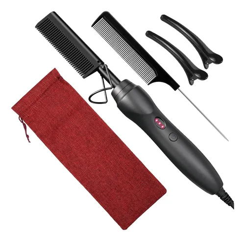 Peines Alisadores De Pelo Hot Comb Para Prensar Con Calor… Zblack