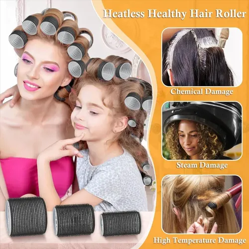 43 Unidades De Rizadores De Pelo Con Pinzas, Rodillo De Pelo