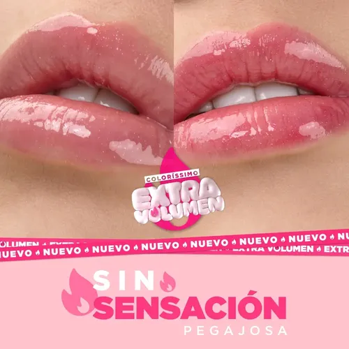 Labial Líquido Vogue Colorissimo Extra Volumen Agua De Mar