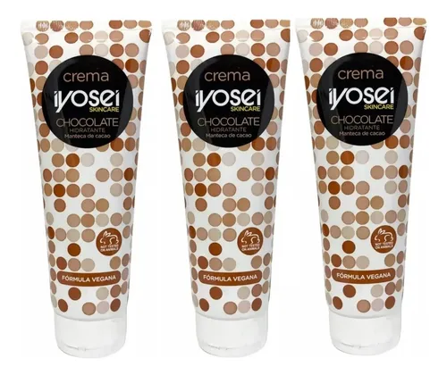 Crema Vegana Para Manos Y Cuerpo De Chocolate 240g X 3/ Uni