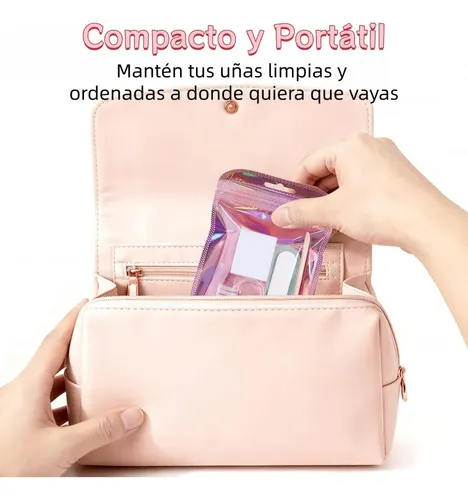 Pack 10 Kits Descartables De Manicura Profesional
