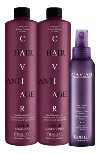 Kit Shampoo Y Acondicionador 900+ Protector Caviar Fidelite