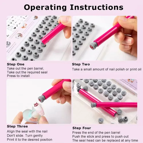 Nail Seal Pen Set, Uniquely Designed Nail Seal With
