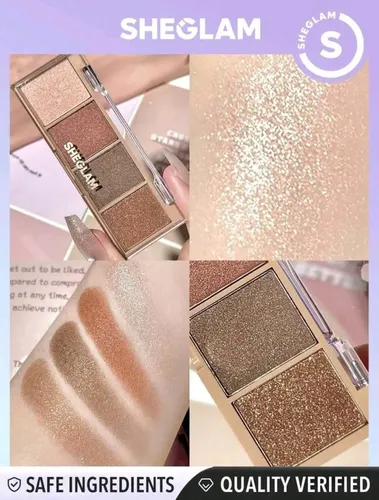 Sheglam – Essential Square Eyesshadow Quad – Sombra Serendipity