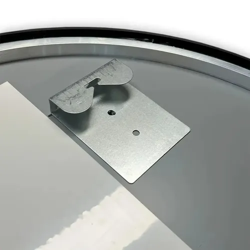 Espejo Led Redondo Antiempañante 60cm Luz 4500K Táctil Pared Baño