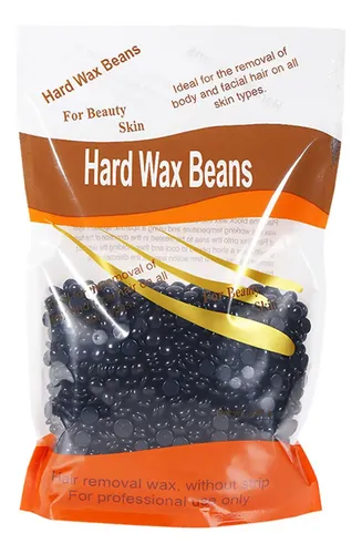 5x Frijoles Duros De Cera Dura Gráneos Suaves De Cera Negro