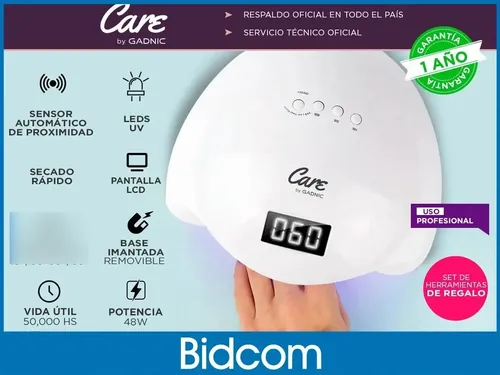 Cabina Para Uñas Uv Led Gadnic Manicura Pedicura Profesional