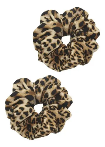 2 Lazos Para El Pelo Con Estampado Animal Con Estampado Anim