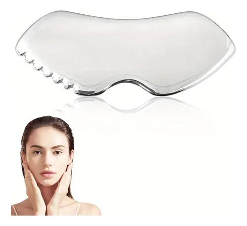 Gua Jawline Sha De Acero Inoxidable Para Cara Metálica Sha G Silvery