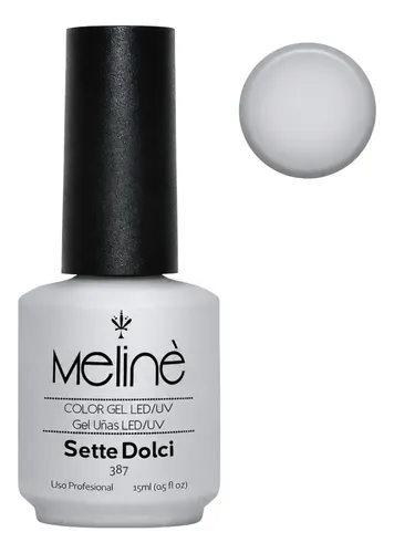 Meline Esmalte Semipermanente Gel Led/uv 387 Sette Dolci