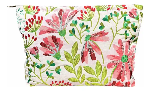 Bolso Maquillaje Organizador Viaje Neceser Pequeño Rosa