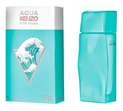 Fragancia Para Mujer Kenzo Aqua Pour Femme Edt 100ml 3c