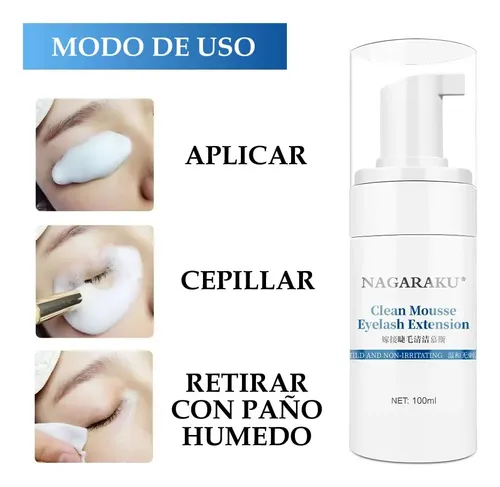 Kit Nagaraku Par Extensiones De Pestaña X Pelo Pegamento Mix