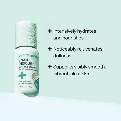 Sérum Peach Slices Snail Rescue Con 95% De Mucina De Caracol Todo Tipo De Piel