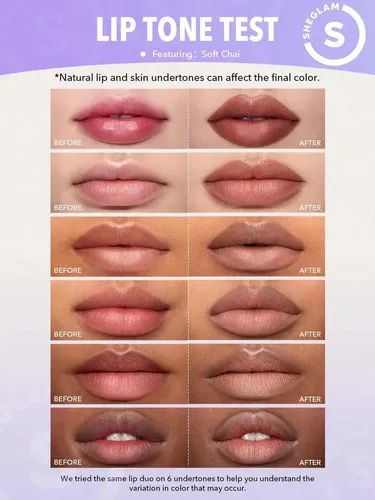 Sheglam – Glam 101 Lipstick & Liner Duo – Color Deep Caramel