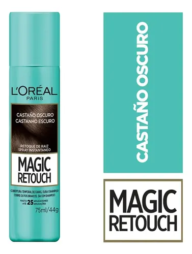 Tintura L’Oréal Paris Magic retouch tono castaño oscuro para cabello