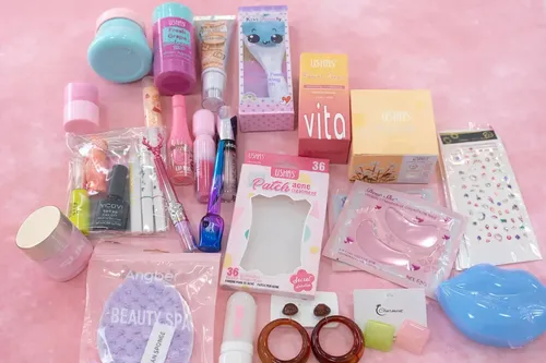 Kit Regalo Spa Mujer Con Maquillaje Y Cosmetiquera